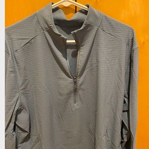 Grey Half Zip Hoodie